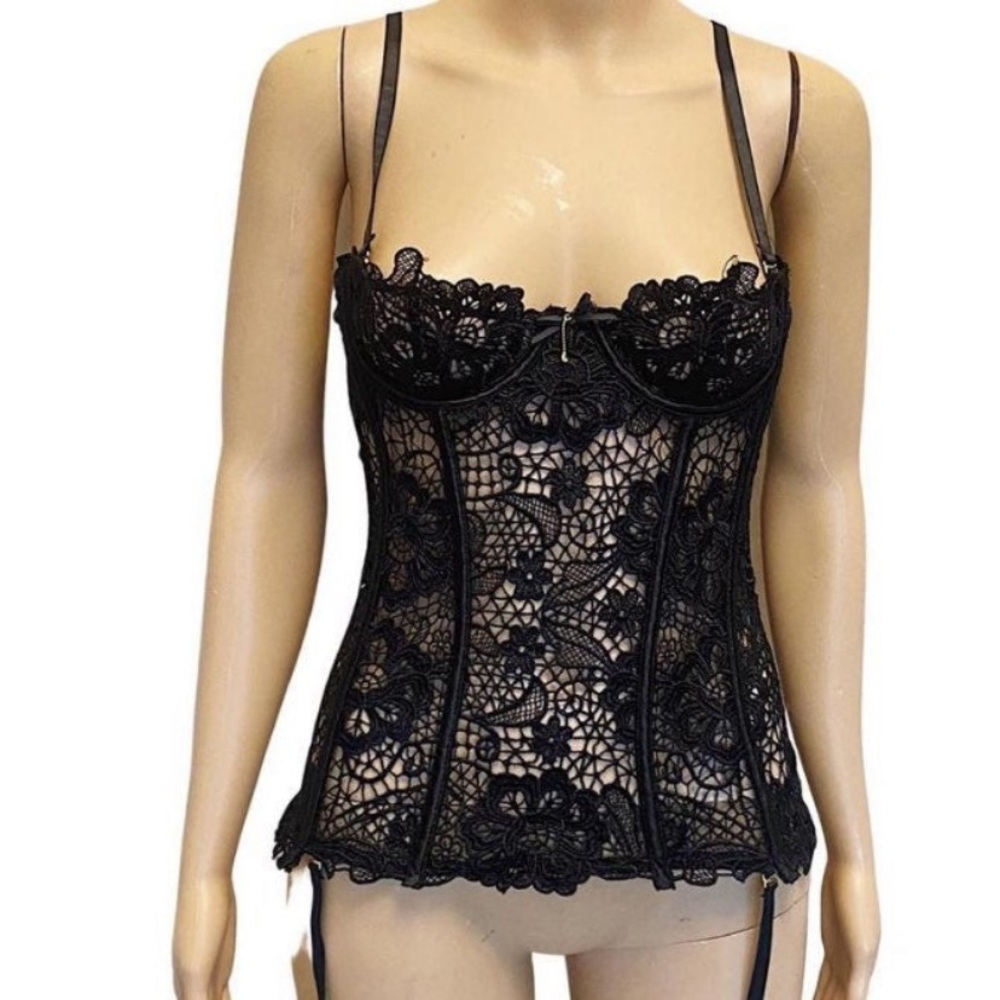 Cute Fairy Black Lace Corset